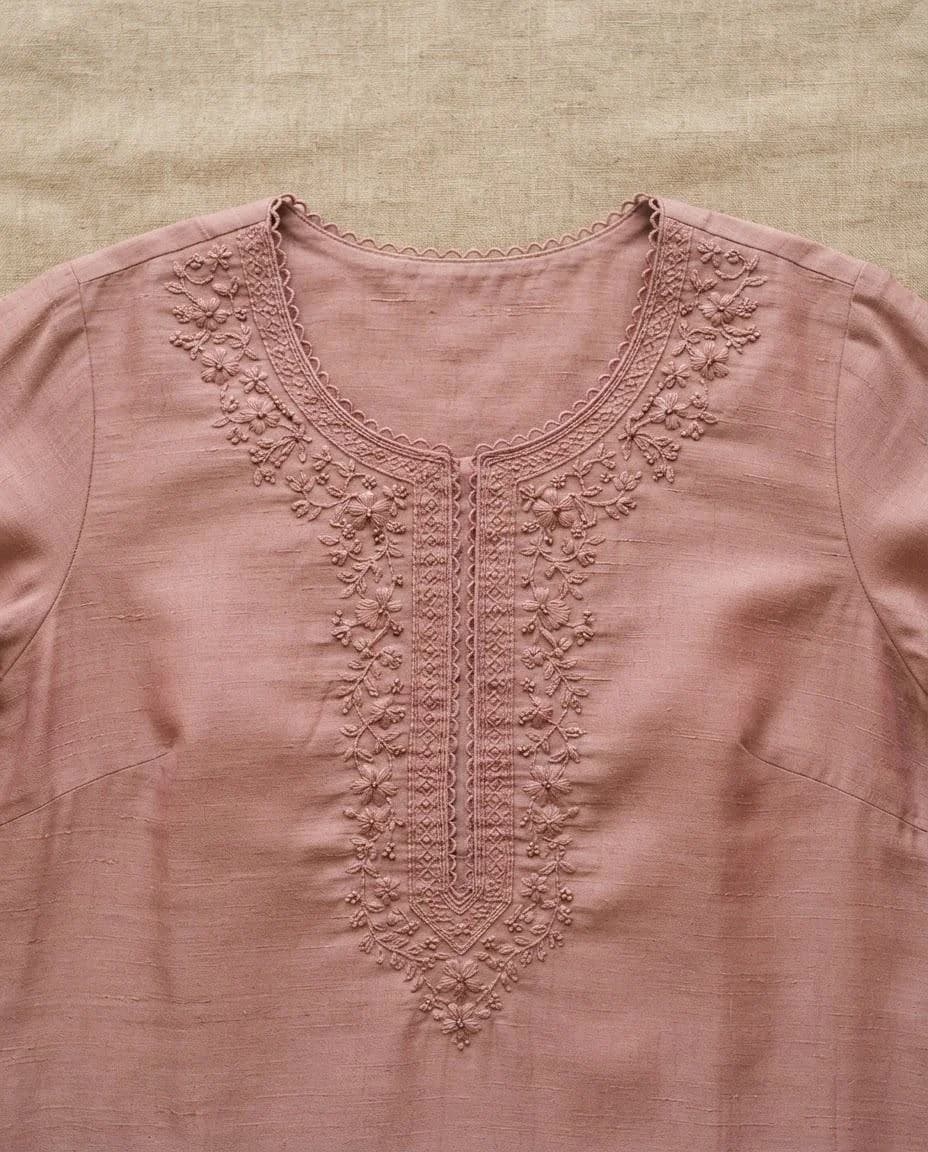 Scalloped round